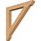Ekena Millwork Traditional Slat Smooth Bracket, Western Red Cedar, 5 1/2"W x 48"D x 48"H BKT06X48X48TRA06SWR - alternate 1